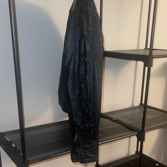 EXTREMELY RARE Harley-Davidson Black Leather Motorcycle Jacket - Picture 3 of 14